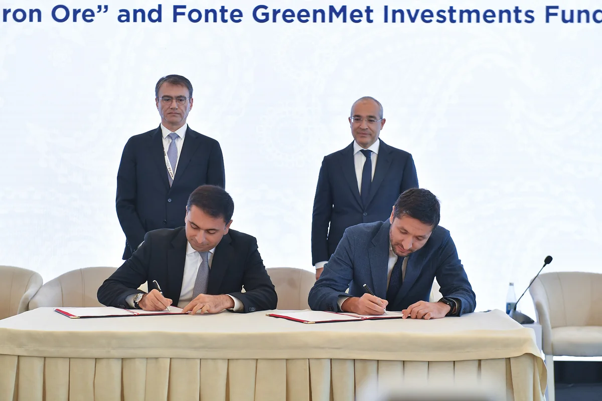 Agreement signed within the AIIF 2025: Azerbaijani company corporates with Kazakhstan company for iron production