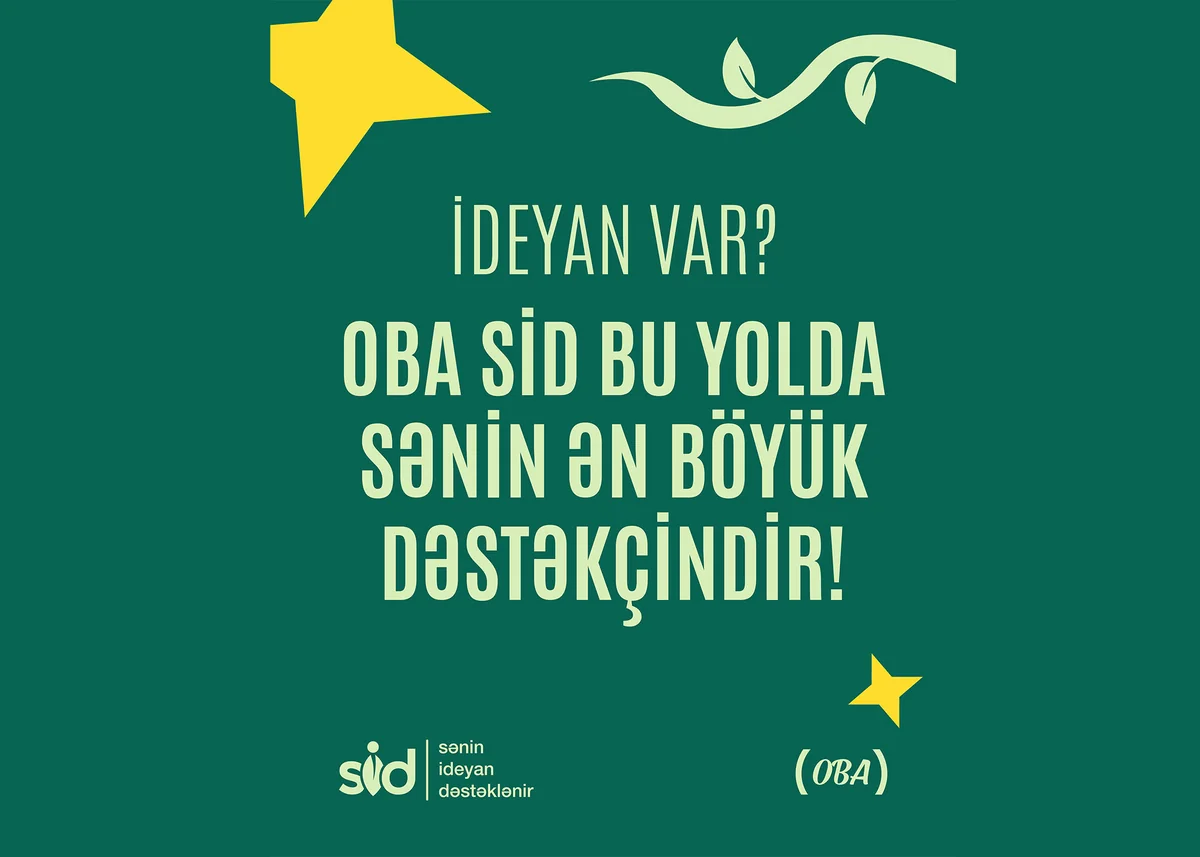 OBA Sənin ideyan dəstəklənir adı altında startap layihəsinə başlayır
