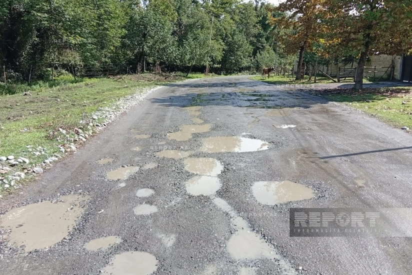 Balakənin Poştbinə kəndinin yararsız vəziyyətə düşən yolu təmir ediləcək