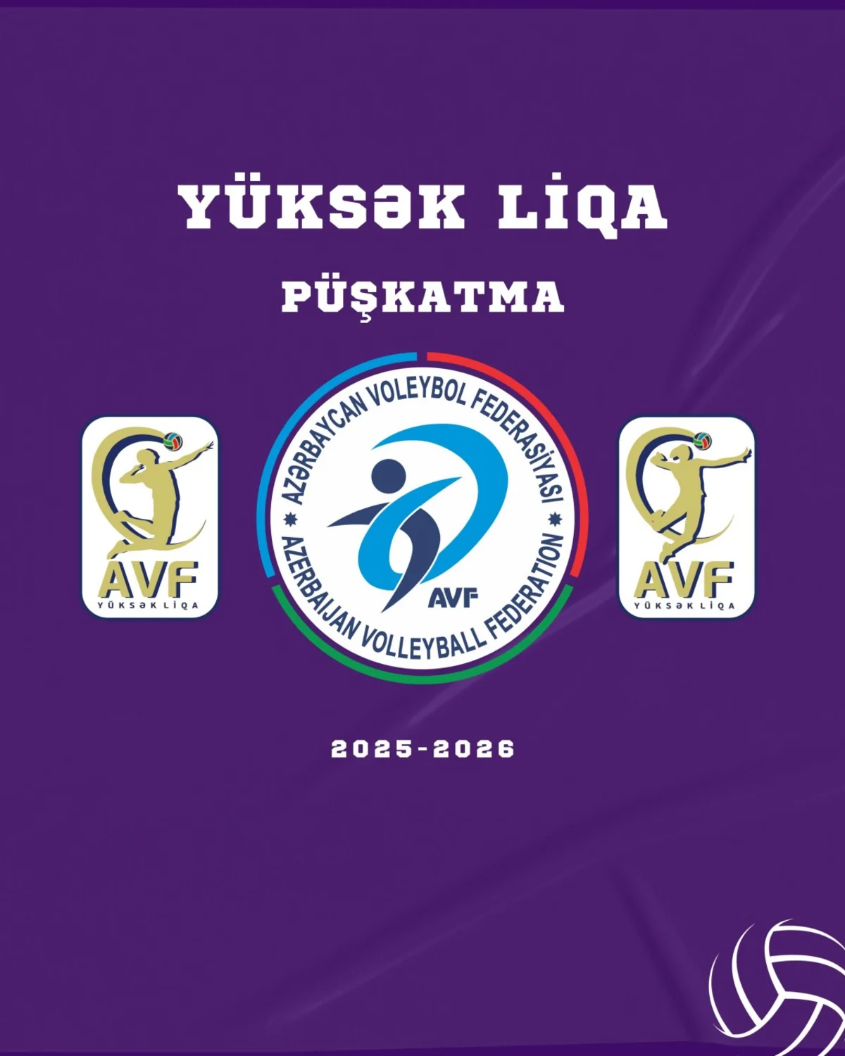 Voleybol üzrə Yüksək Liqaların yeni mövsümünün püşkü atılıb