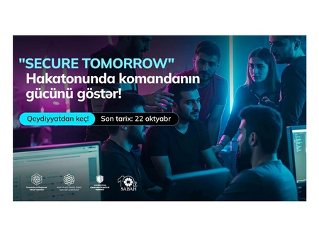 SECURE TOMORROW hakatonuna qeydiyyat başlayıb