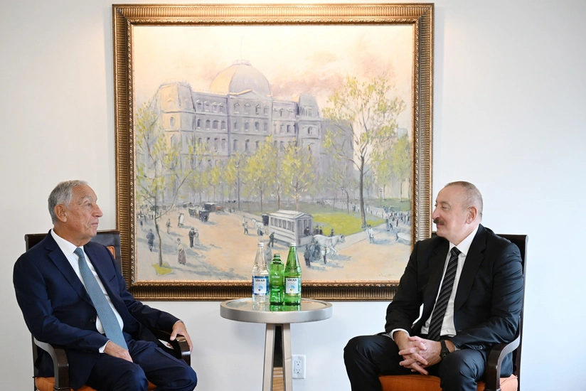 President of Azerbaijan Ilham Aliyev meets with President of Portugal in New York