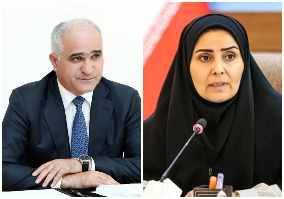 Şahin Mustafayev və Fərzanə Sadeq Araz dəhlizində görülən işlərlə tanış olublar