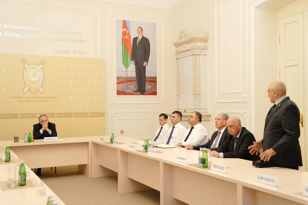 Baş Prokurorluqda şəhid olan prokurorluq əməkdaşlarının ailə üzvləri ilə görüş keçirilib