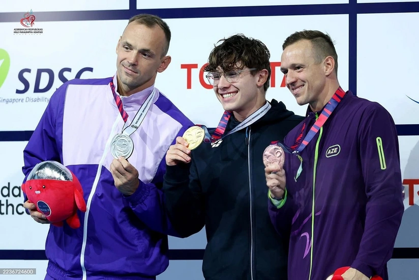 Azərbaycanın paraüzgüçüsü dünya çempionatında növbəti medalını qazanıb