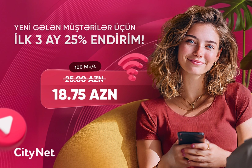 CityNetdən yeni abunəçilərə xüsusi endirim kampaniyası