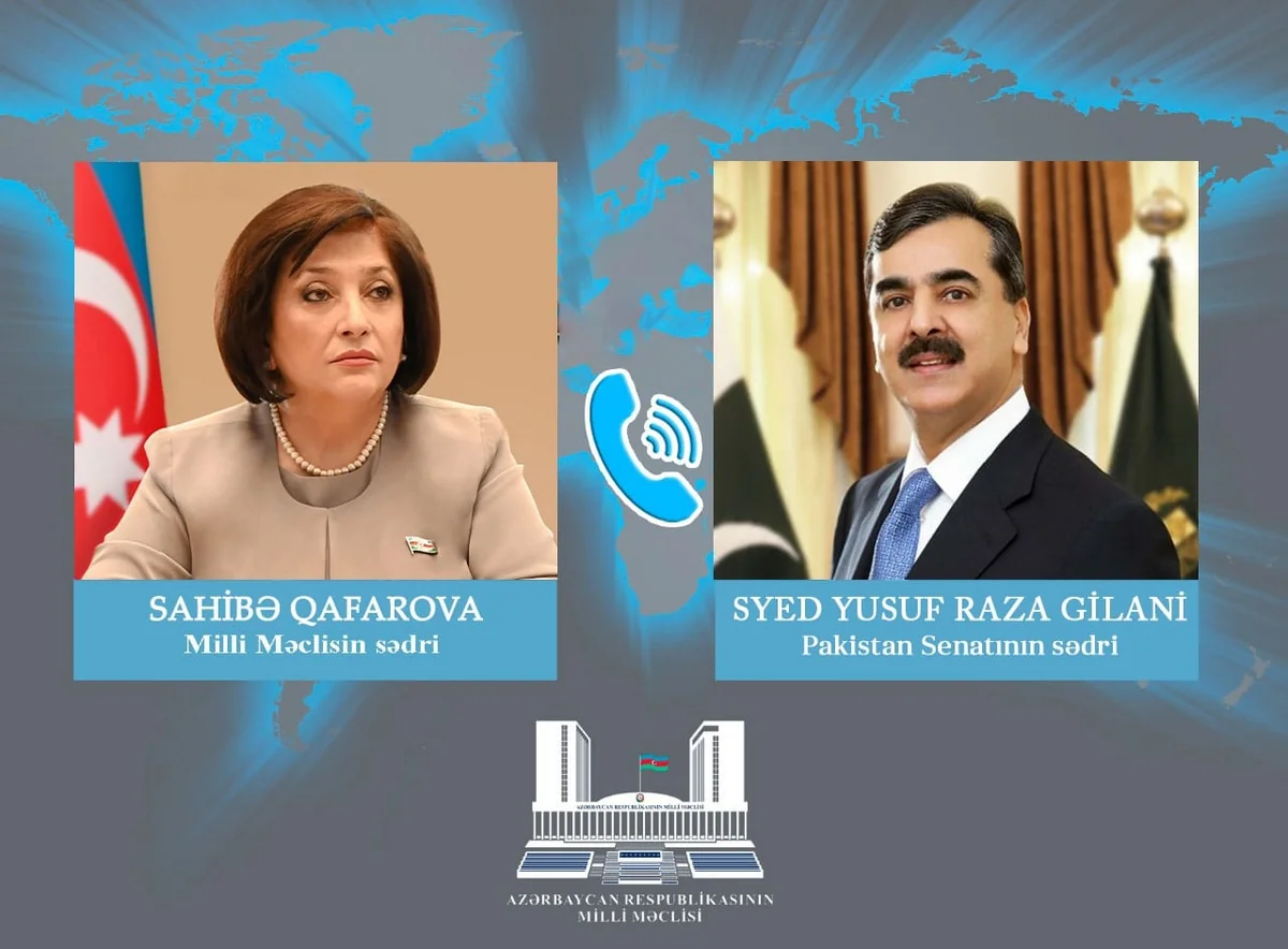Sahiba Gafarova invited to Pakistan for Inter-Parliamentary Speakers' Conference