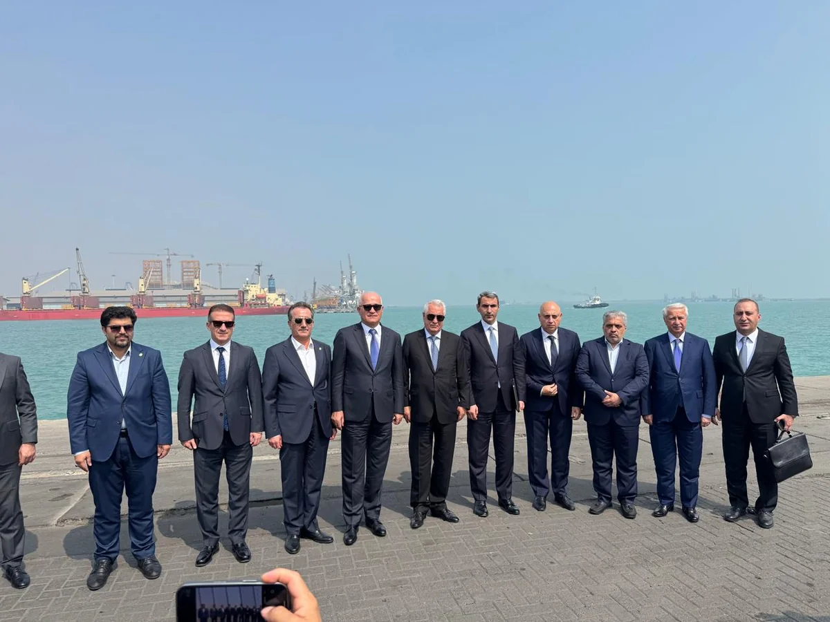 Delegation led by Shahin Mustafayev visits port of Bandar Abbas