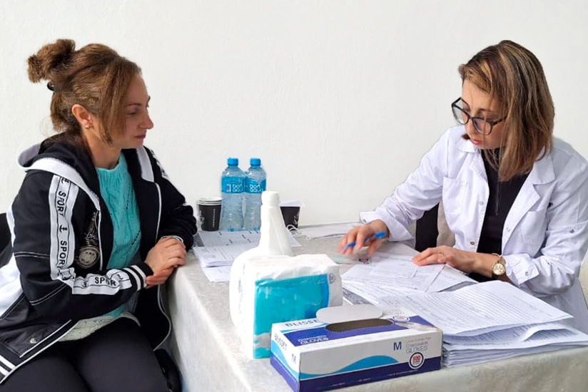 Qusarda qadınlar üçün səyyar tibbi aksiya keçirilib
