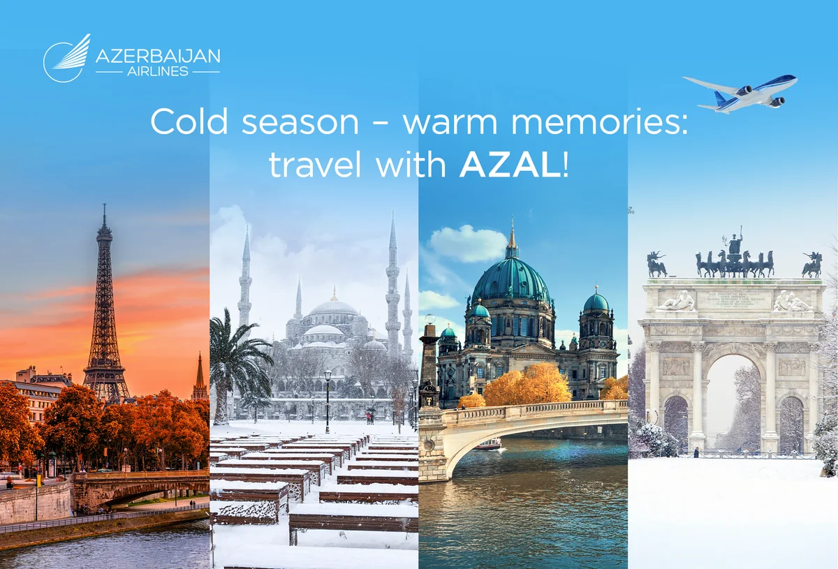New travel season with AZAL: From European capitals to seaside resorts
