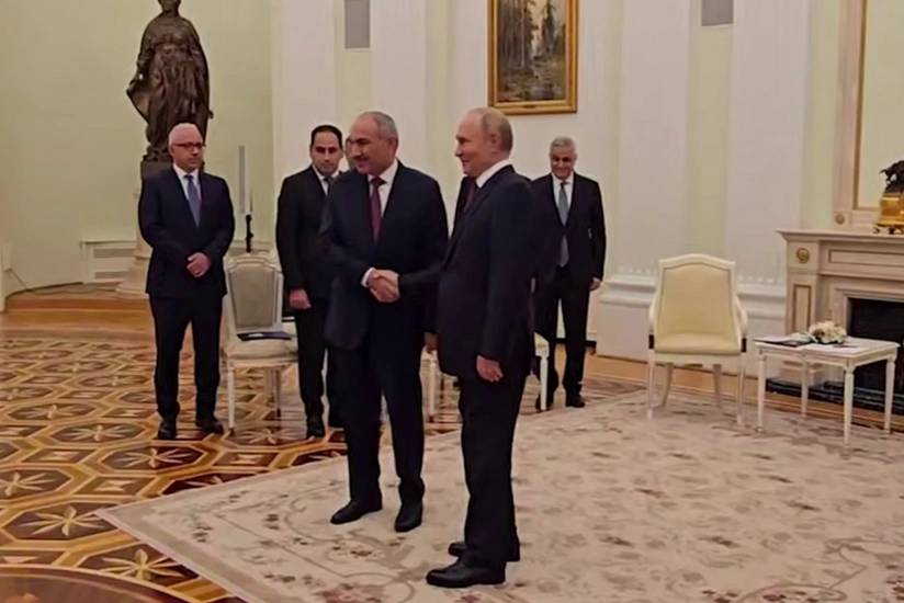 Путин в Кремле встретился с Пашиняном