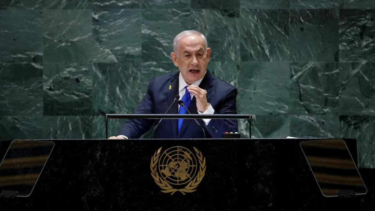 Netanyahu BMT Baş Assambleyasında çıxışı zamanı zala ritorik sual ünvanlayıb