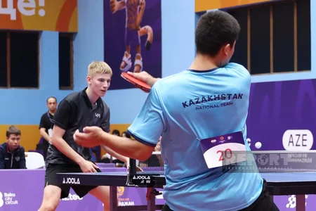 III MDB Oyunları: Azərbaycanın kişi stolüstü tennisçilərdən ibarət komandası finala yüksəlib