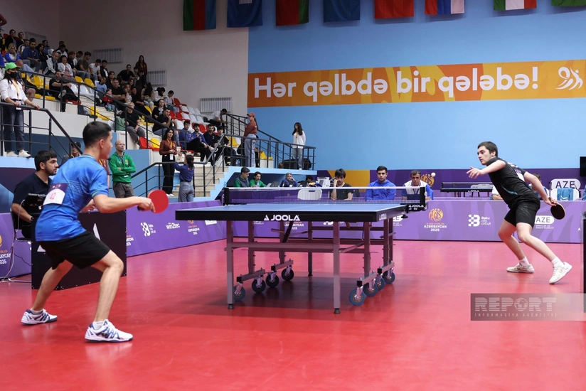 III MDB Oyunları: Azərbaycanın kişi stolüstü tennisçilərdən ibarət komandası finala yüksəlib