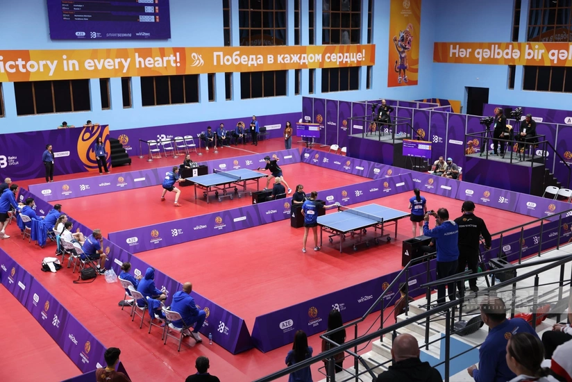 III MDB Oyunları: Azərbaycanın stolüstü tennisçiləri gümüş medal qazanıb
