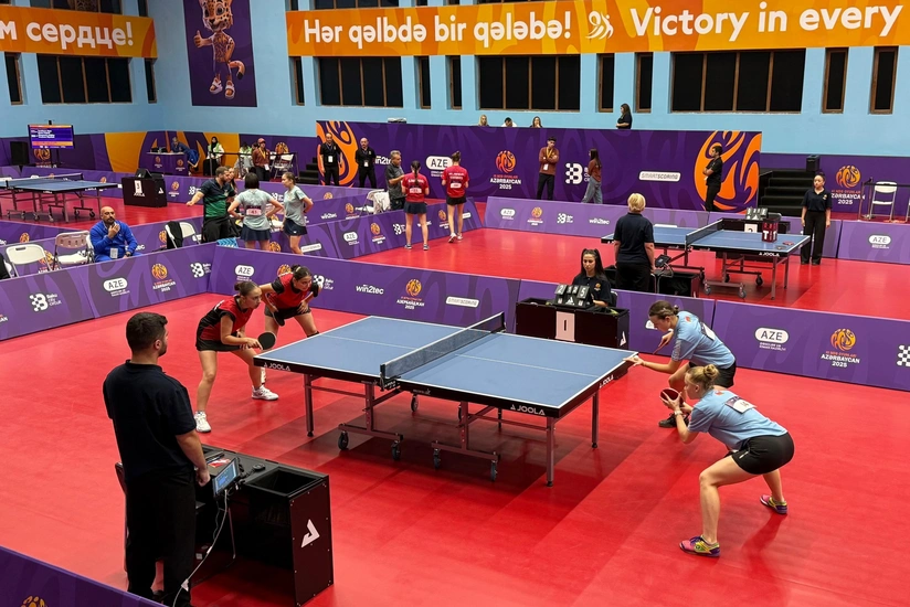 Azərbaycanın stolüstü tennisçiləri III MDB Oyunlarında bürünc mükafat qazanıblar