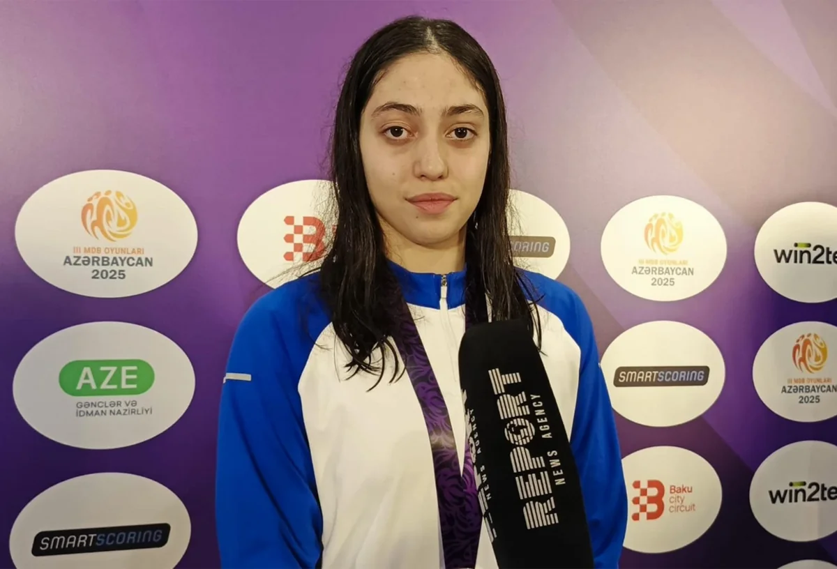 Bürünc medal qazanan Azərbaycan üzgüçüsü: III MDB Oyunları böyük təcrübədir