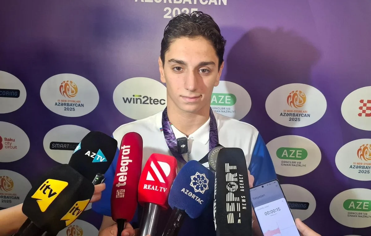 Süleyman İsmayılzadə: Üzgüçülük yarışlarında yeni medallar əldə etməyə çalışacağıq