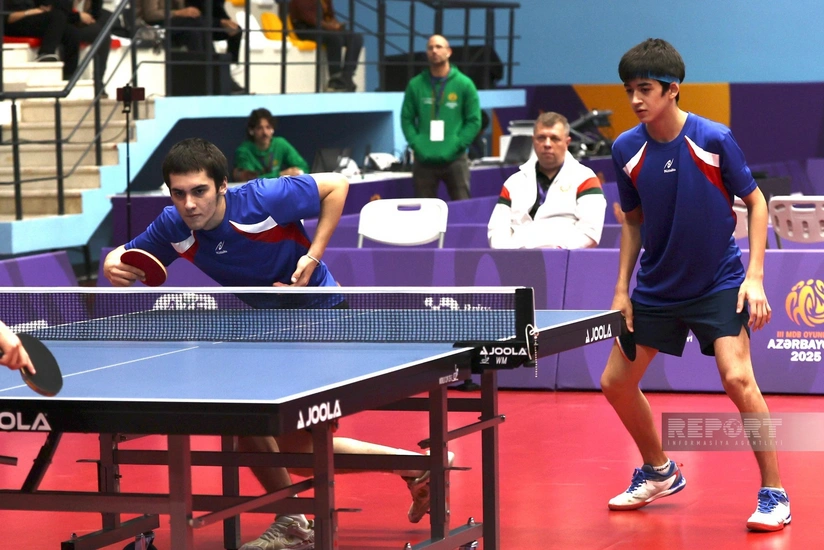 III MDB Oyunları: Azərbaycan tennisçiləri finala vəsiqə qazanıb