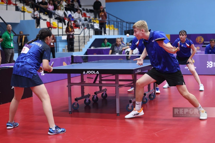 III MDB Oyunları: Azərbaycanın stolüstü tennisçiləri gümüş medal qazanıblar