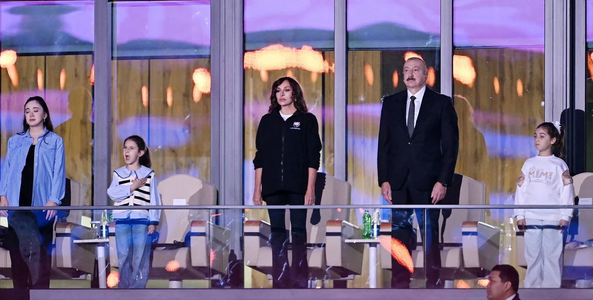 Prezident və xanımı Gəncədə III MDB Oyunlarının açılış mərasimini izləyiblər - YENİLƏNİB-2