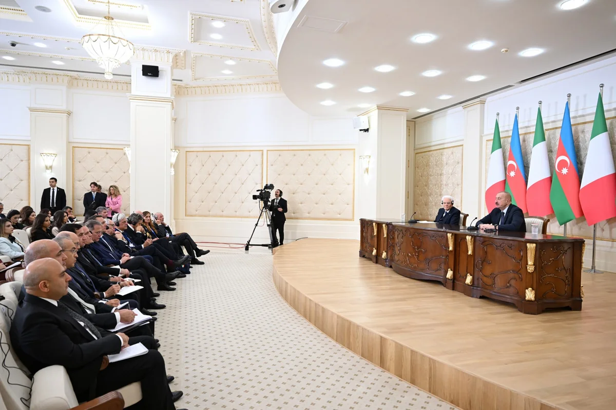 Presidents of Azerbaijan and Italy delivered press statements - UPDATE