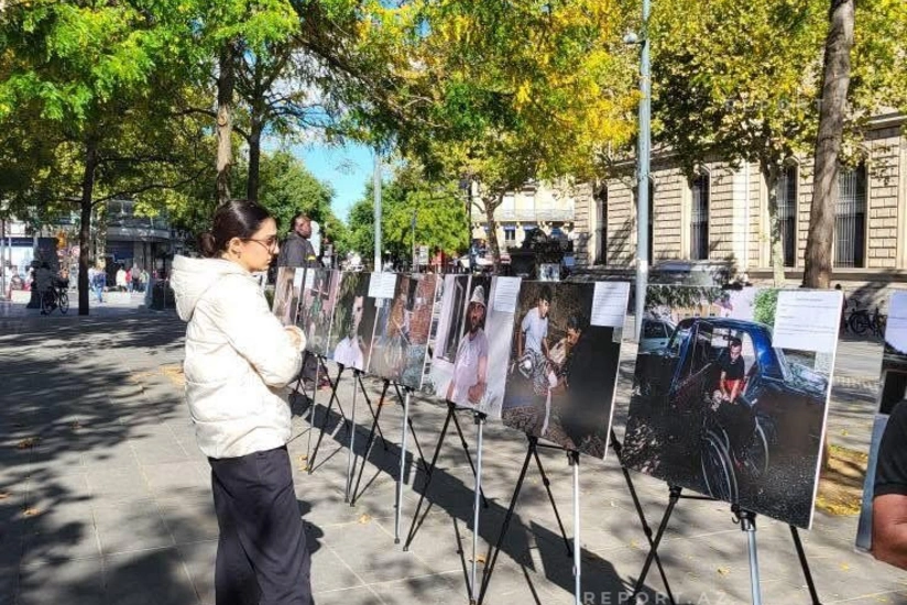 Parisdə Azərbaycanda minalar adlı fotosərgi keçirilib