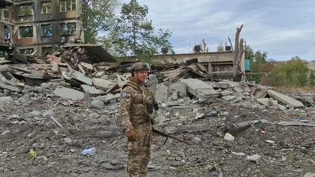 Rusiyanın bombaladığı Donetsk vilayətinin Konstatinovka şəhərindən - FOTOREPORTAJ