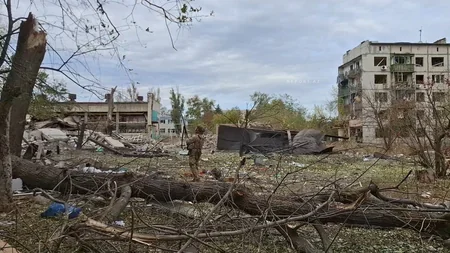 Rusiyanın bombaladığı Donetsk vilayətinin Konstatinovka şəhərindən - FOTOREPORTAJ