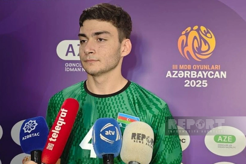 Azərbaycanlı voleybolçu: Sevincliyəm ki, III MDB Oyunlarında komanda olaraq birinci qələbəmizi qazandıq