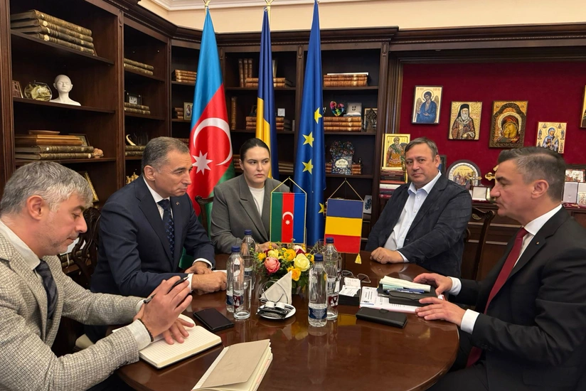 Qüdsi Osmanov Rumıniyanın Yassı şəhərinin meri ilə görüşüb