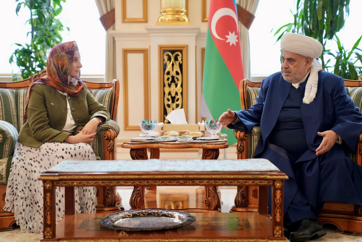 ABŞ diplomatı Allahşükür Paşazadə ilə sülh prosesində dini icmaların rolunu müzakirə edib