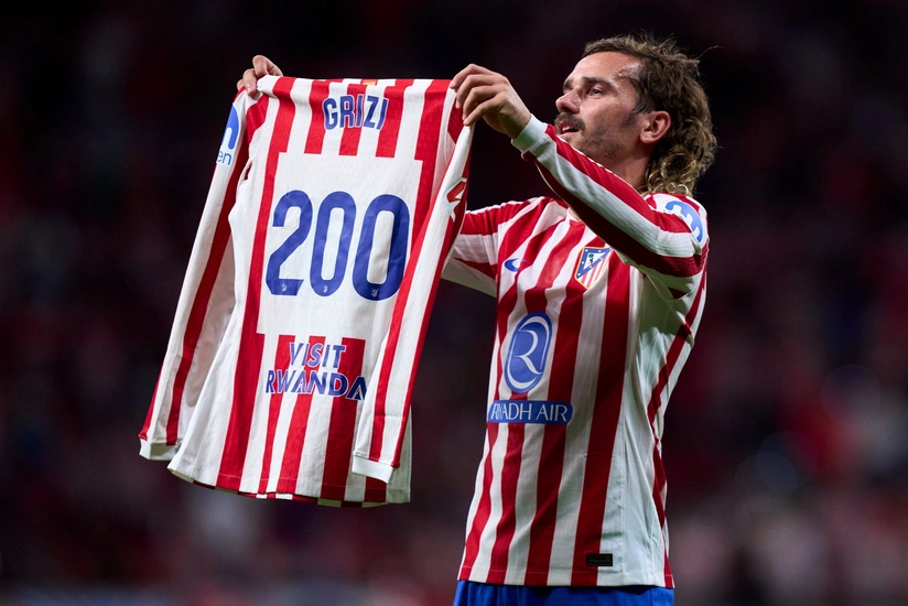 Qrizmann Atletikoda 200 qol vuran ilk futbolçu olub