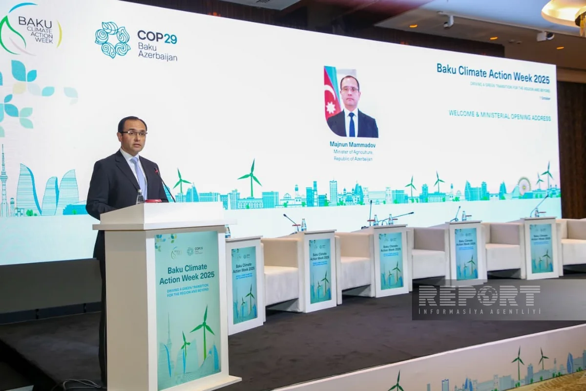 Nazir: Azərbaycanda ərazilərin 12 %-də müasir suvarma sistemlərindən istifadə edilir
