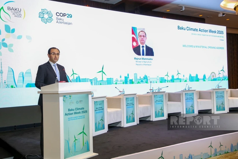 Nazir: Azərbaycanda ərazilərin 12 %-də müasir suvarma sistemlərindən istifadə edilir