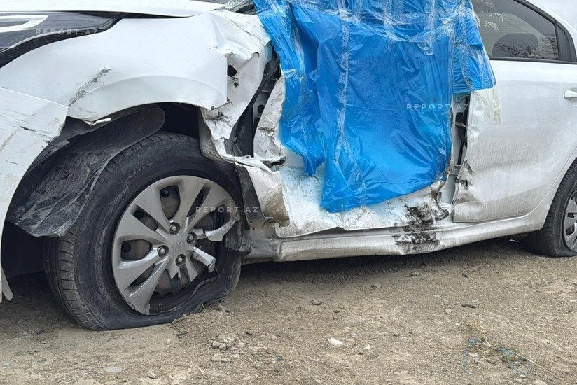 В Сумгайыте столкнулись автобус и легковой автомобиль, есть пострадавшие