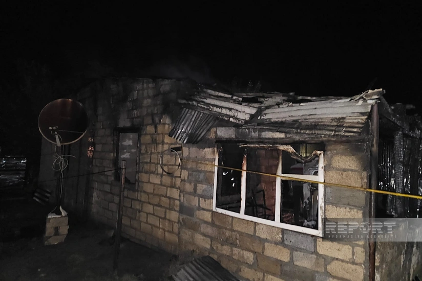 Ağdamdakı yanğında ağır yanıq xəsarətləri alan nənə və nəvə Bakıya gətirilib – YENİLƏNİB