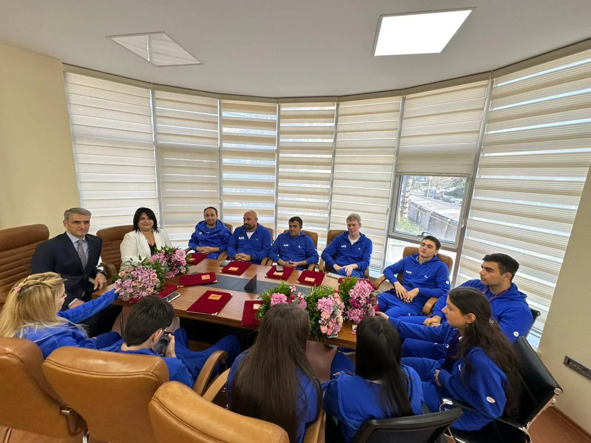 III MDB Oyunlarında uğurla çıxış edən stolüstü tennisçilər mükafatlandırılıb