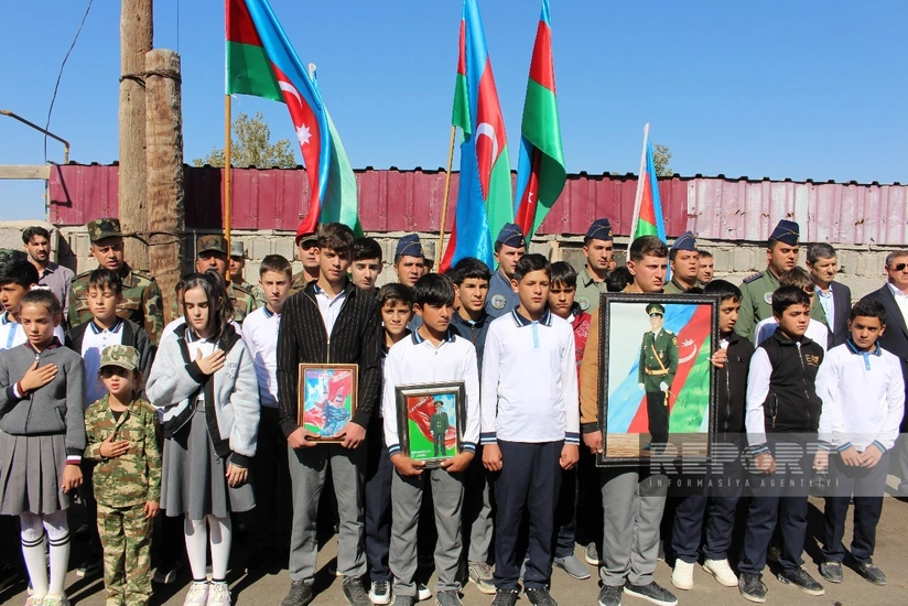 Nehrəmdə şəhid bulağının açılışı olub