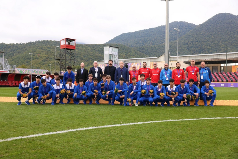 III MDB Oyunları: Azərbaycanın U-16 millisi gümüş medal qazanıb