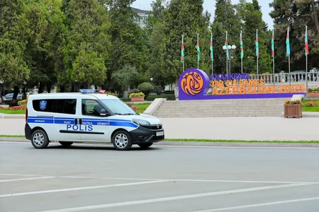 Xankəndində III MDB Oyunları zamanı polis əməkdaşları fasiləsiz xidməti davam etdirir