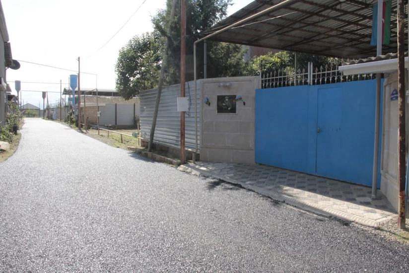 Cəlilabadda şəhid adı daşıyan küçə asfaltlanıb