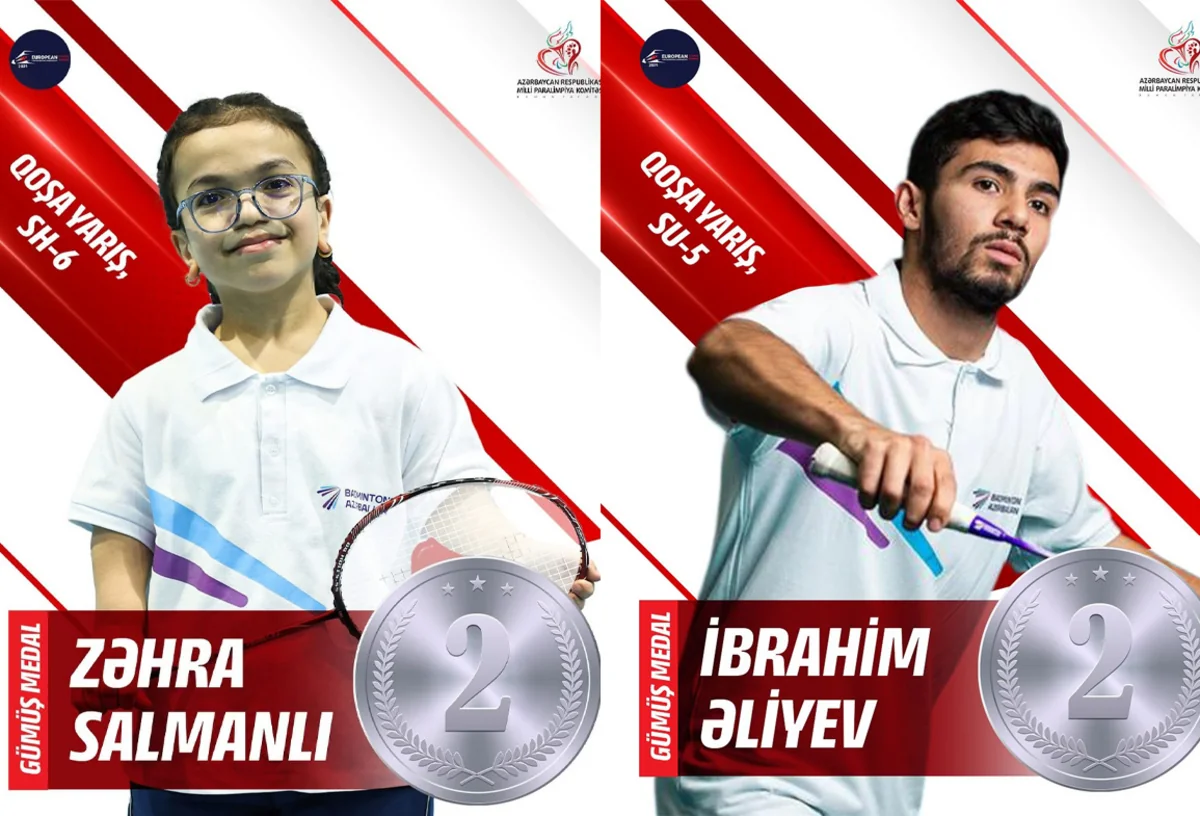 Azərbaycan parabadmintonçuları Avropa çempionatını 2 medalla başa vurublar