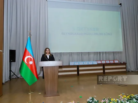 Naxçıvanda Beynəlxalq Müəllimlər Günü qeyd olunub