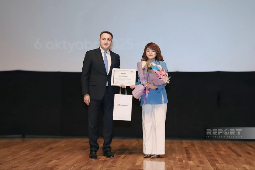 Сотрудница Report стала победительницей журналистского конкурса, проведенного ООО Азерпочта