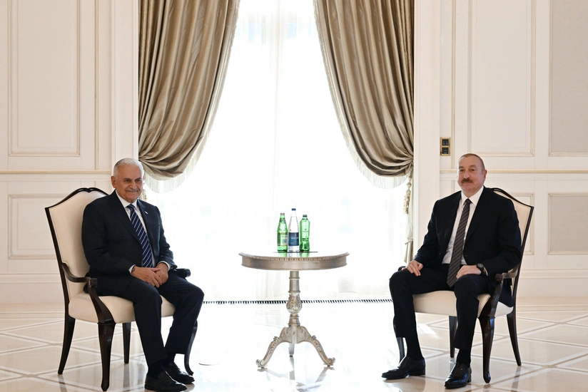 İlham Əliyev Qəbələdə Türk Dövlətləri Təşkilatının Ağsaqqallar Şurasının sədrini qəbul edib