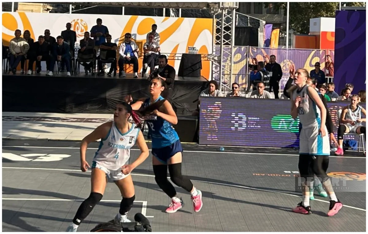 Azerbaijani women's 3x3 basketball team wins silver at CIS Games