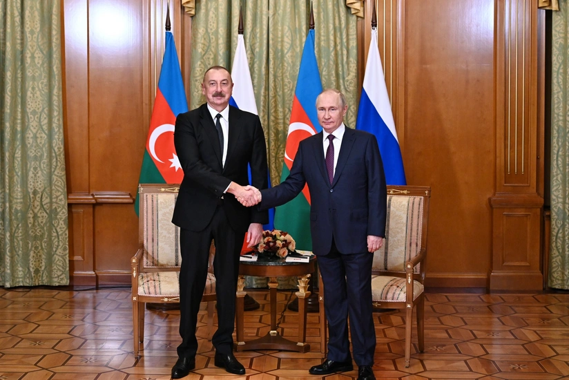İlham Əliyev Vladimir Putini təbrik edib