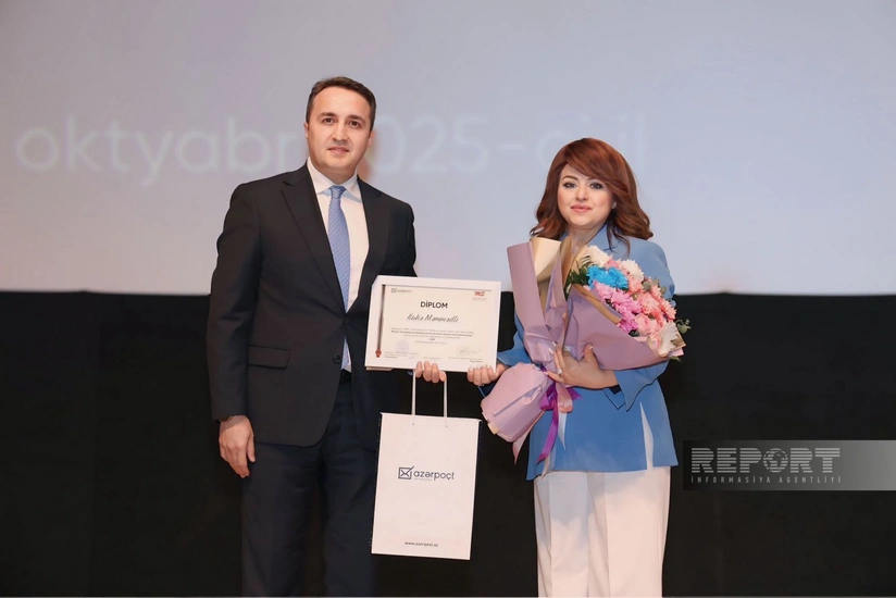 Сотрудница Report стала победительницей журналистского конкурса, проведенного ООО Азерпочта