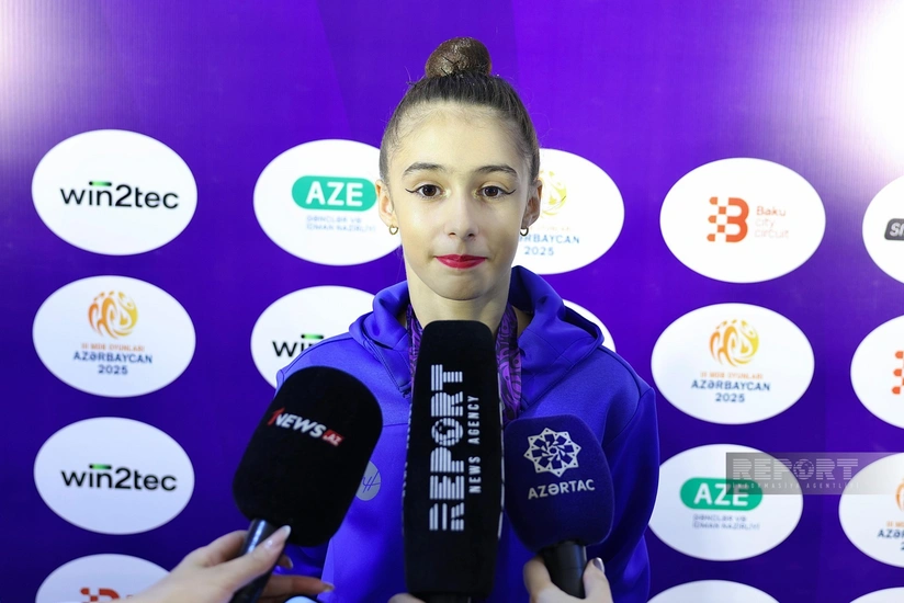 Azərbaycan gimnastı: Mənə dəstək göstərənlərin hər birinə təşəkkür edirəm